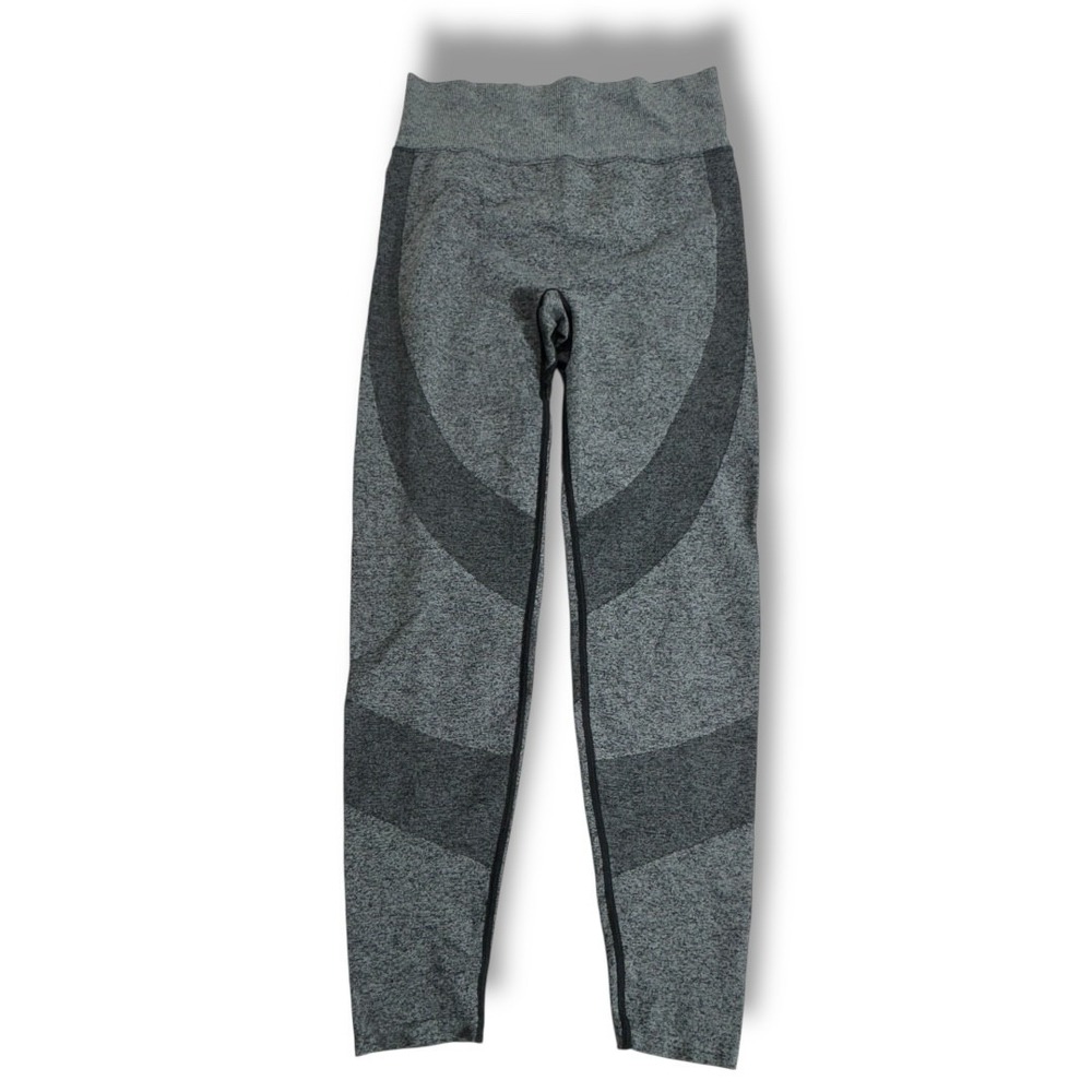 Victorias Secret PINK Gray Medium SEAMLESS WORKOUT SPORTS GYM Stretch LEGGINGS